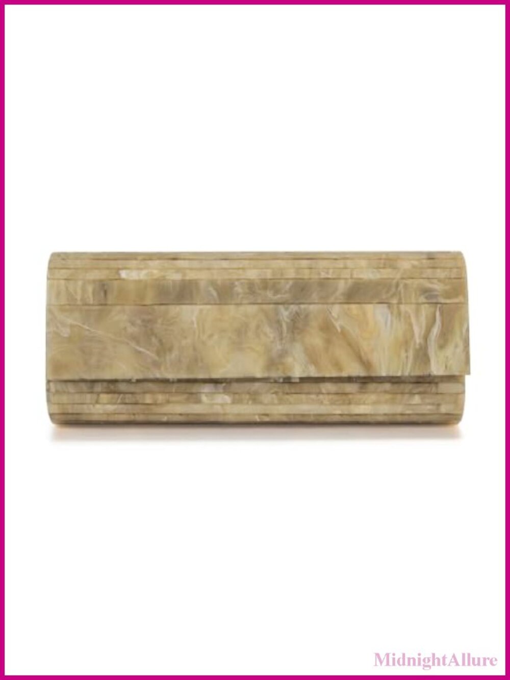 Acrylic Marble Clutch Evening Bag with Chain Strap Women's Handbag